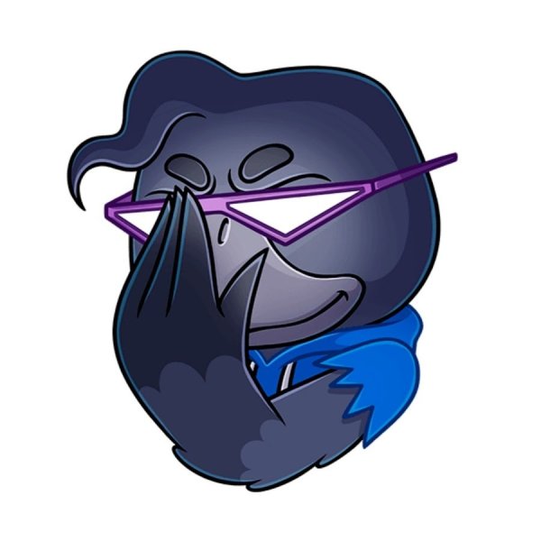 Анимированная ворона