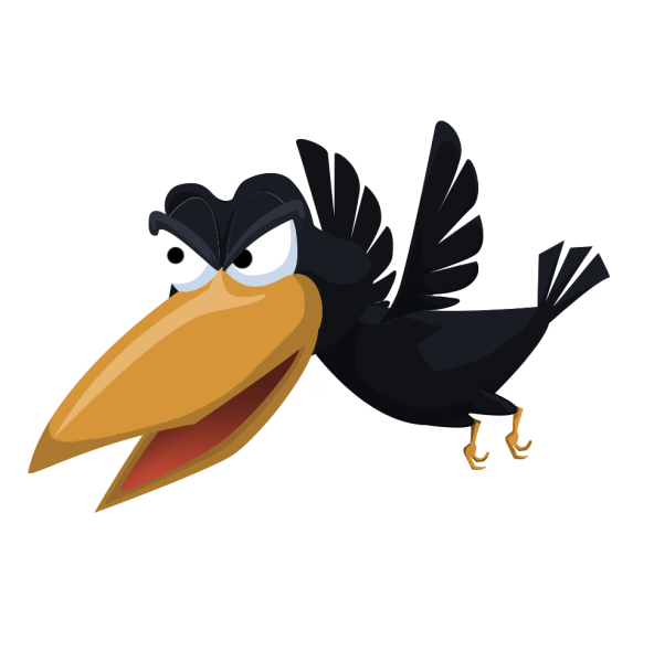 Стикеры ворон