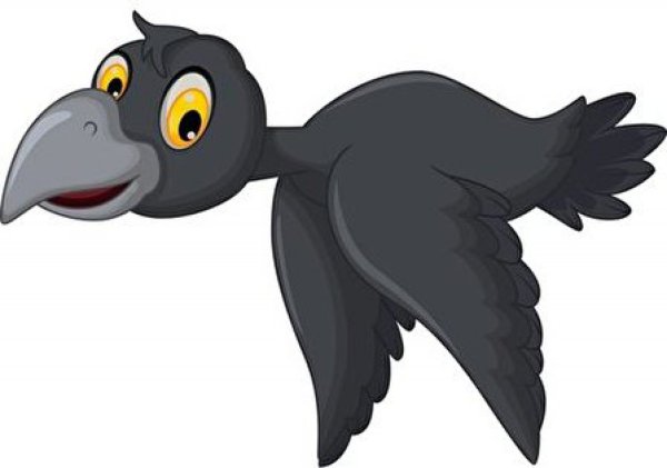 Ворона анимация