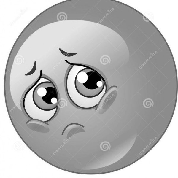 Грустный смайлик