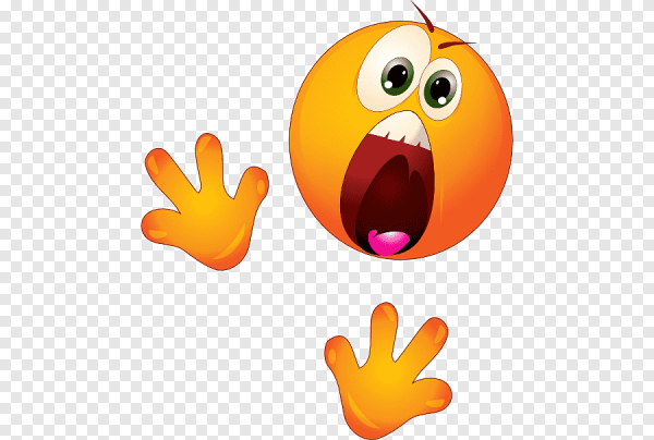 Смайлик испугался