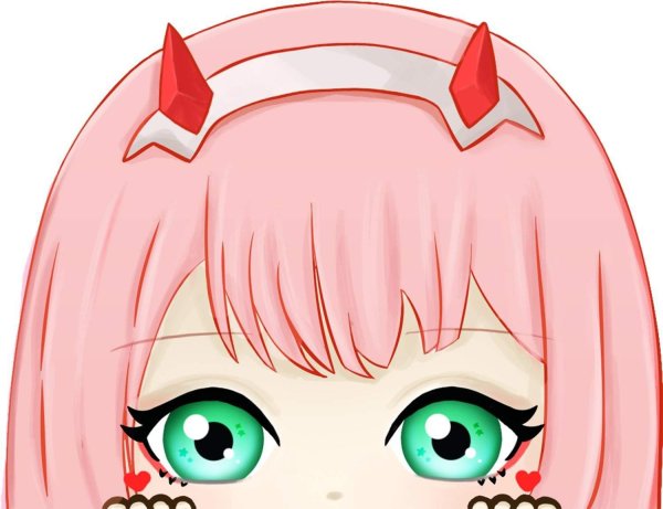 Zero two Чибби стикер
