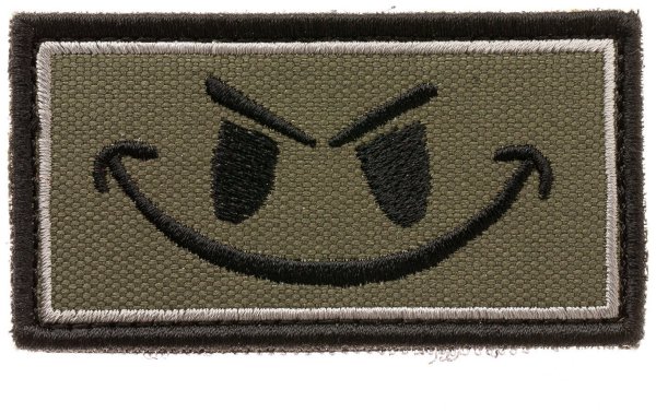 Шеврон (Patch) "злобный Смайл"