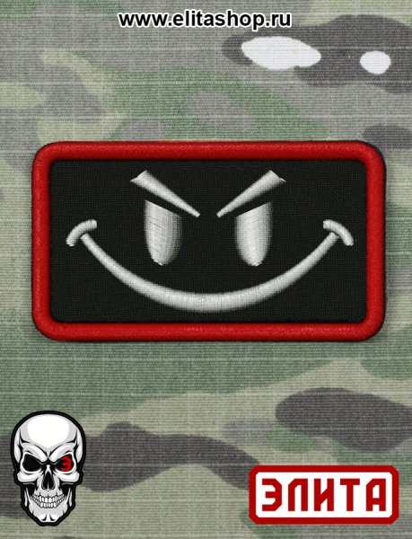 Шеврон патч танкист злой
