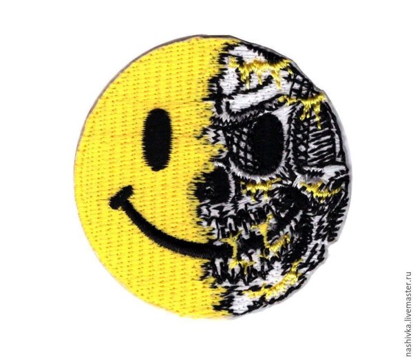 Нашивка смайлик тактический