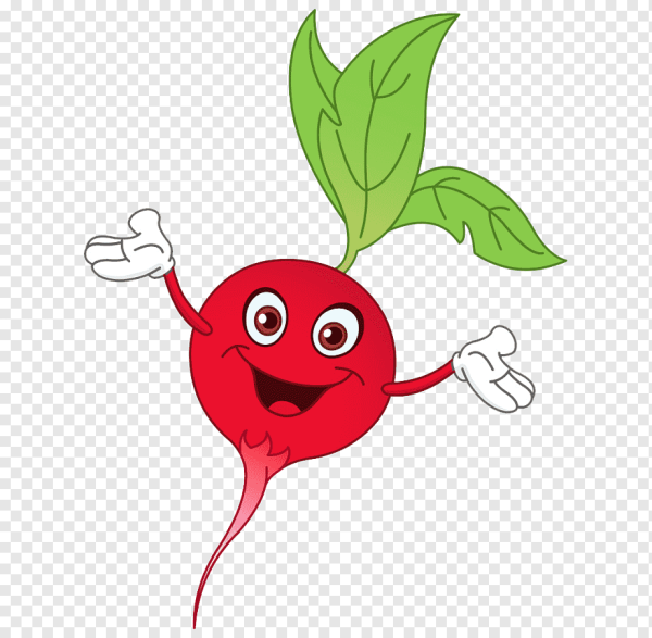 Редис мультяшный