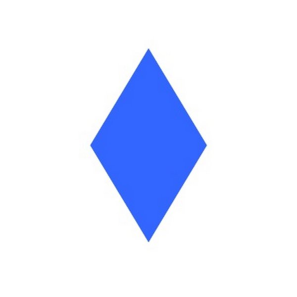 Голубой ромб