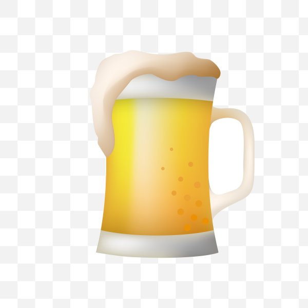 Бокал пива смайлик