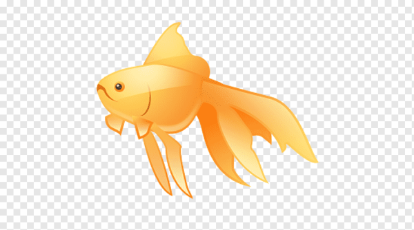 Значок Золотая рыбка