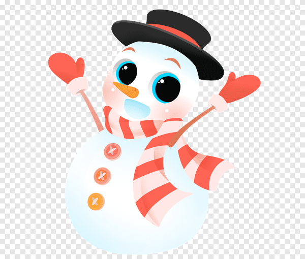 Кавайный Снеговик