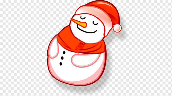 Новогодние смайлы снеговички