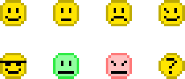 Пиксельные смайлы