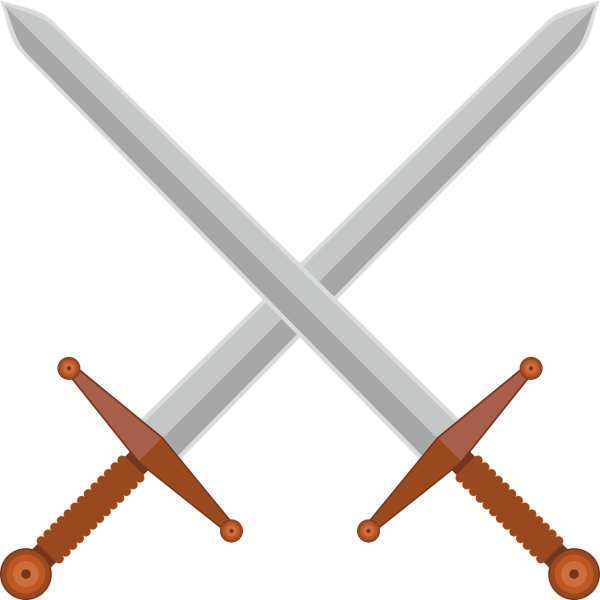 Два скрещенных меча