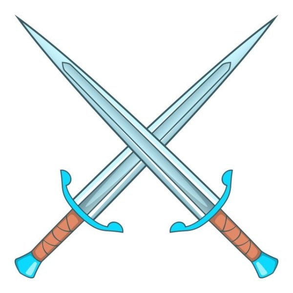 Два скрещенных меча