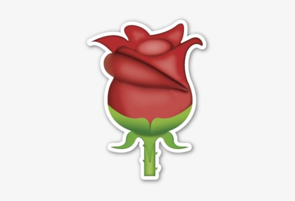 Эмодзи завявшая роза