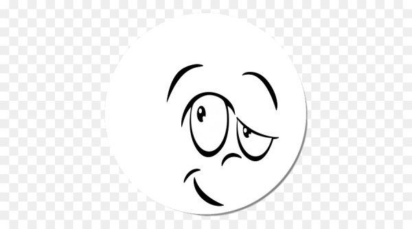 Забавная рожица черно белое