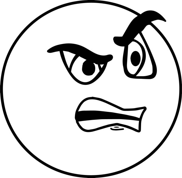 Сердитые рожицы