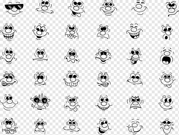 Смайлики для срисовки