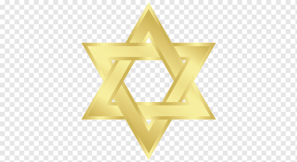 Золотая шестиконечная звезда