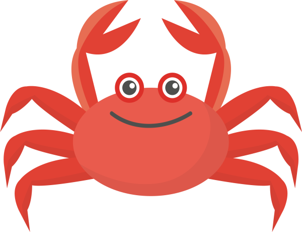 Краб рисунок