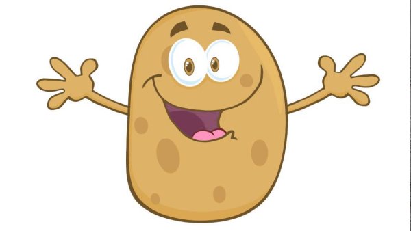 Картошечка мультяшная