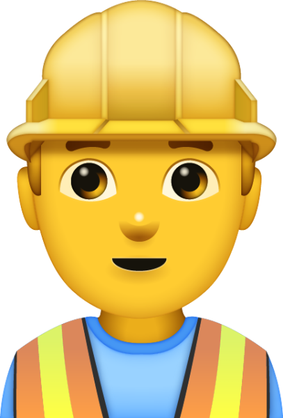 Эмодзи Строитель