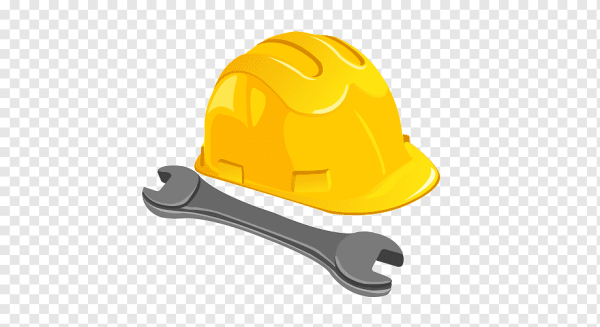 Смайлик в строительной каске