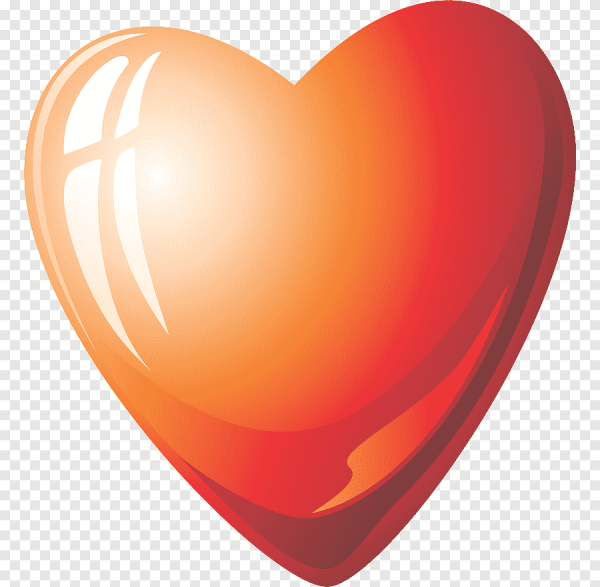 Сердечки (оранжевые)