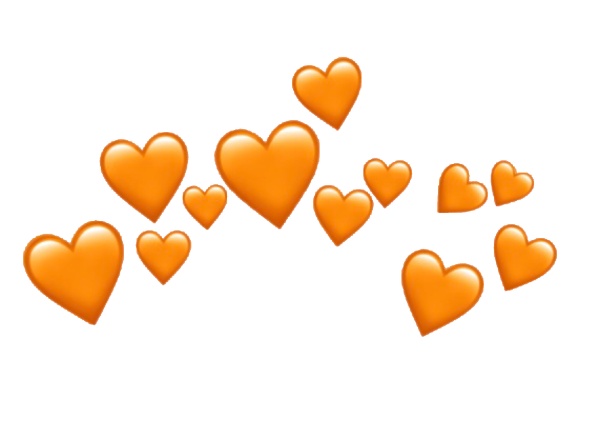 Оранжевое сердце