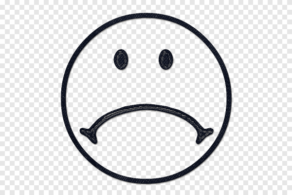 Грустный смайлик