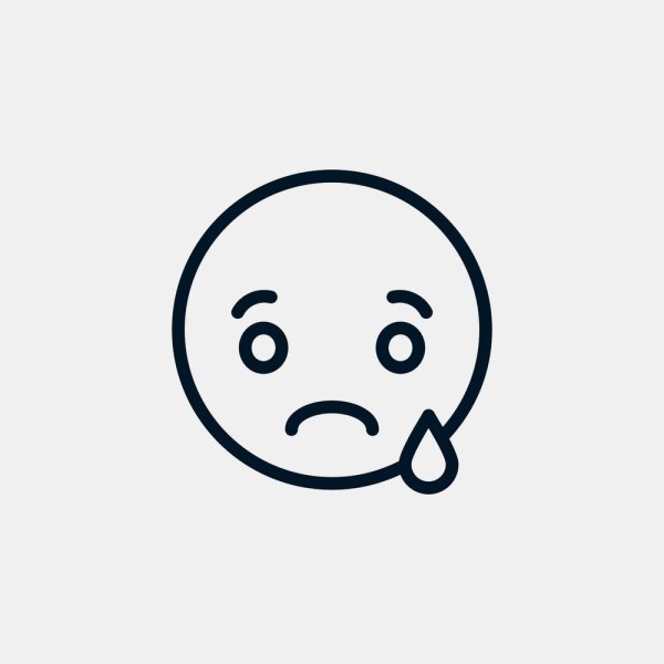Грустный смайлик
