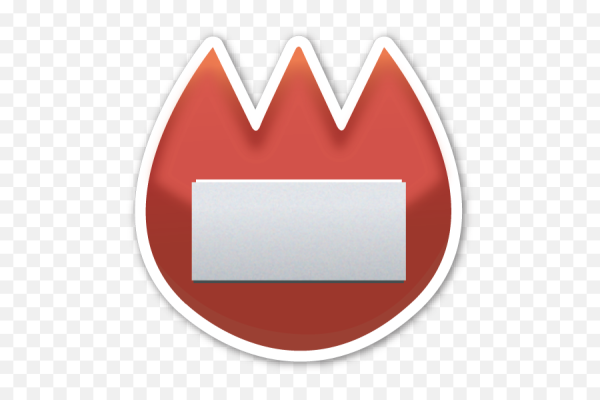 Эмодзи знак кирпич