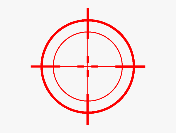 Прицел без фона