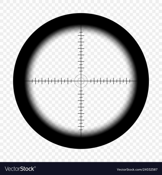 Прозрачная сетка для снайперского прицела