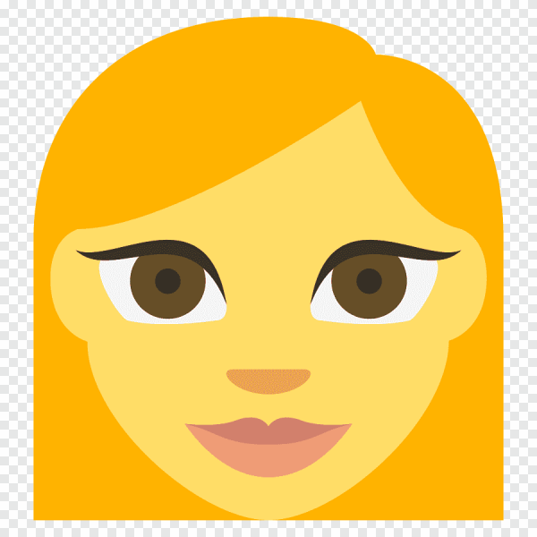 Девушка со смайликами на лице