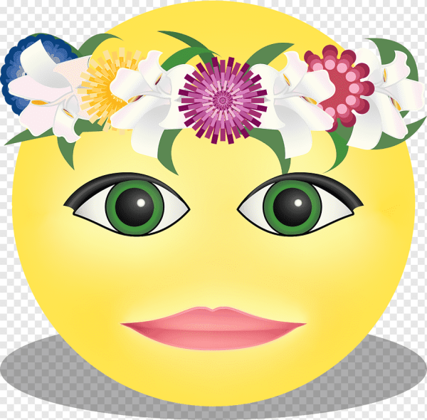 Смайлик девочка