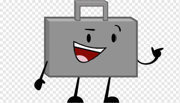 Смайлик с чемоданом