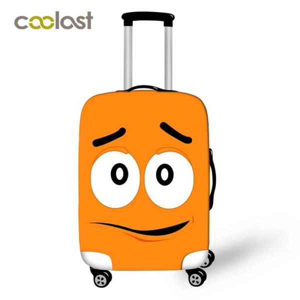 Чемодан с рожицей