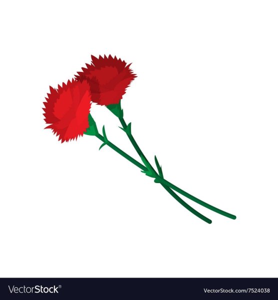 Гвоздика силуэт