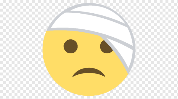 Смайлик с больной головой