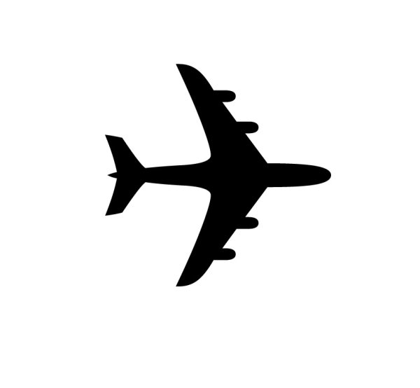 Силуэт самолета