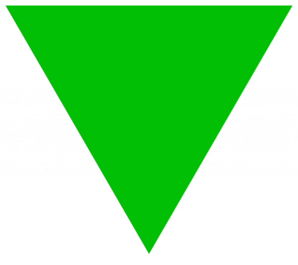 Треугольник зеленого цвета