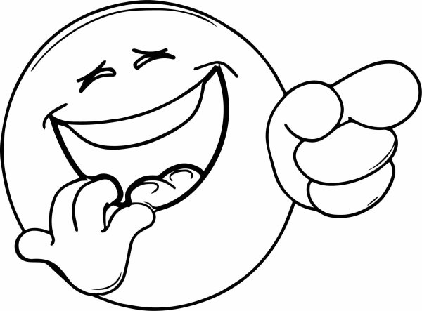 Раскраски смешные рожицы