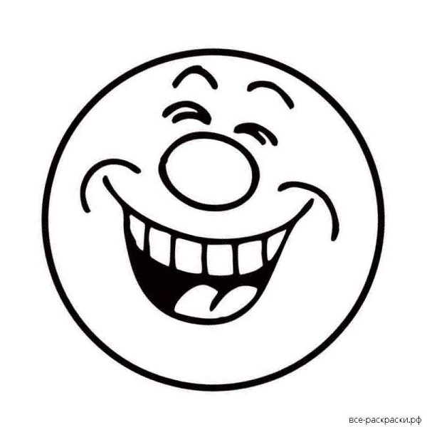 Смайлики раскраска