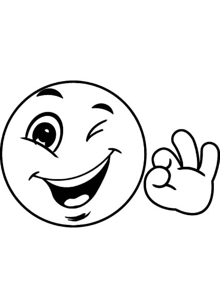 Смайлики раскраска