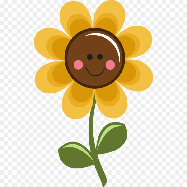 Смайлик цветочек