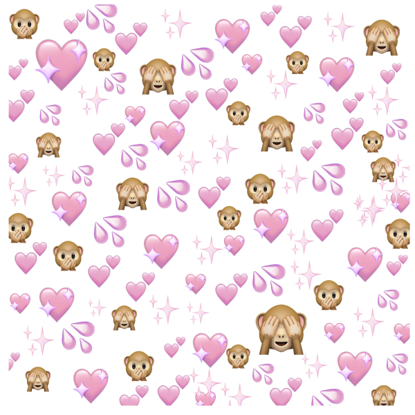 Милый фон с сердечками