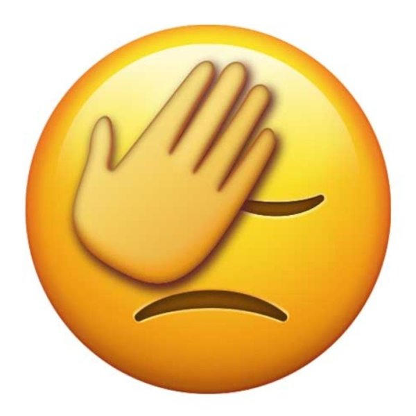 Смайлик фейспалм