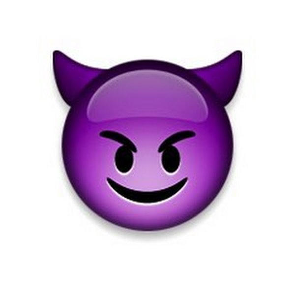 Смайлик с рогами