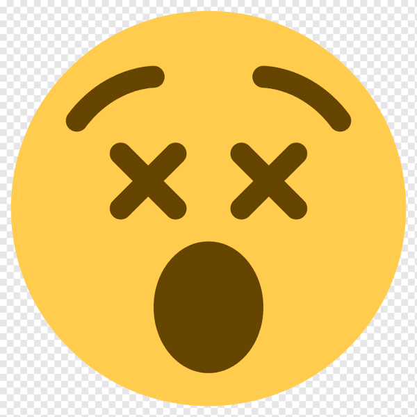 Смайлик с глазами крестиками